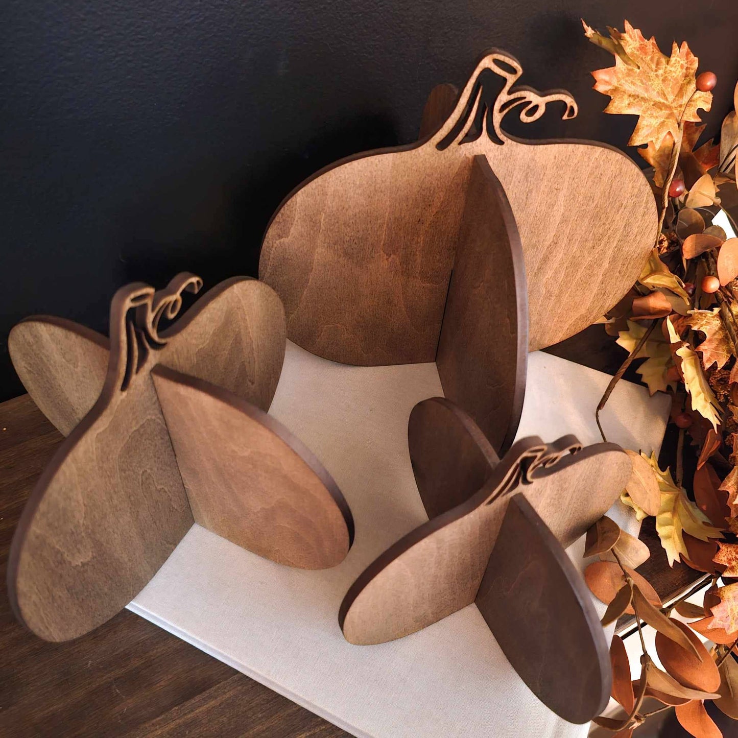 3D Pumpkin Fall Decor Table - Whimsical Details - Fall, fall home, home, pumpkin