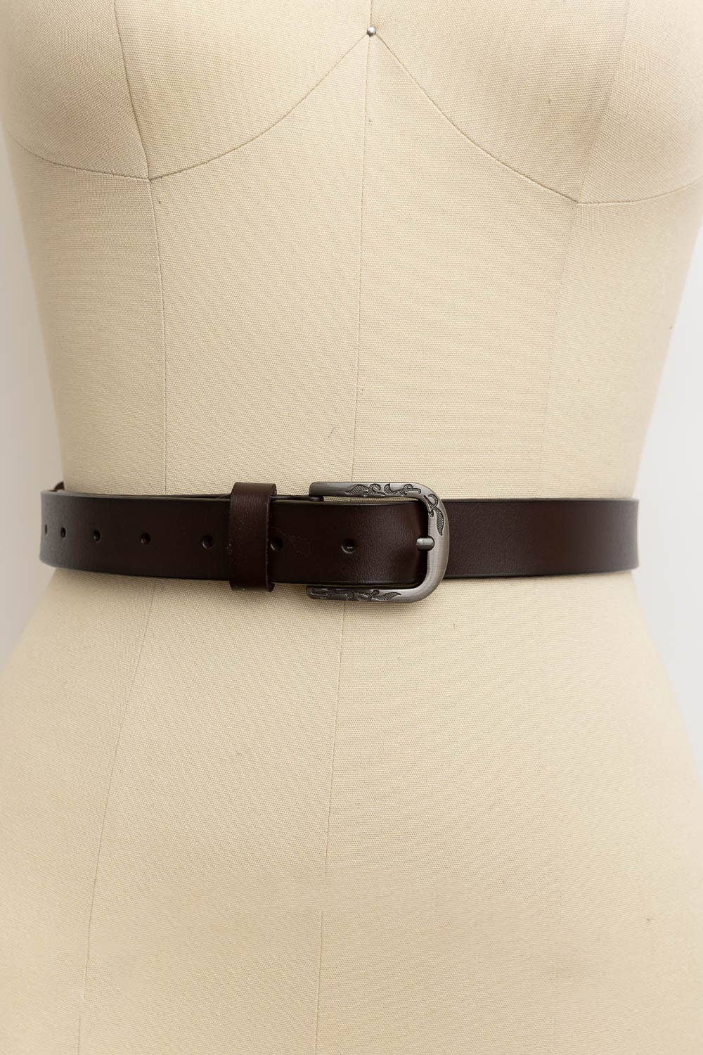 Vintage Washed Leather Belt