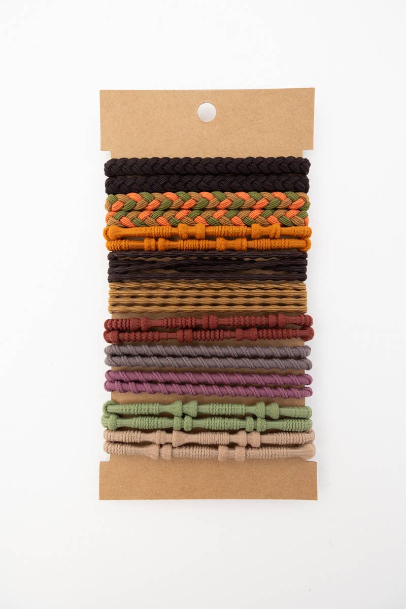Twists & Braids Stackable Hair Tie Bracelet Set 🪢