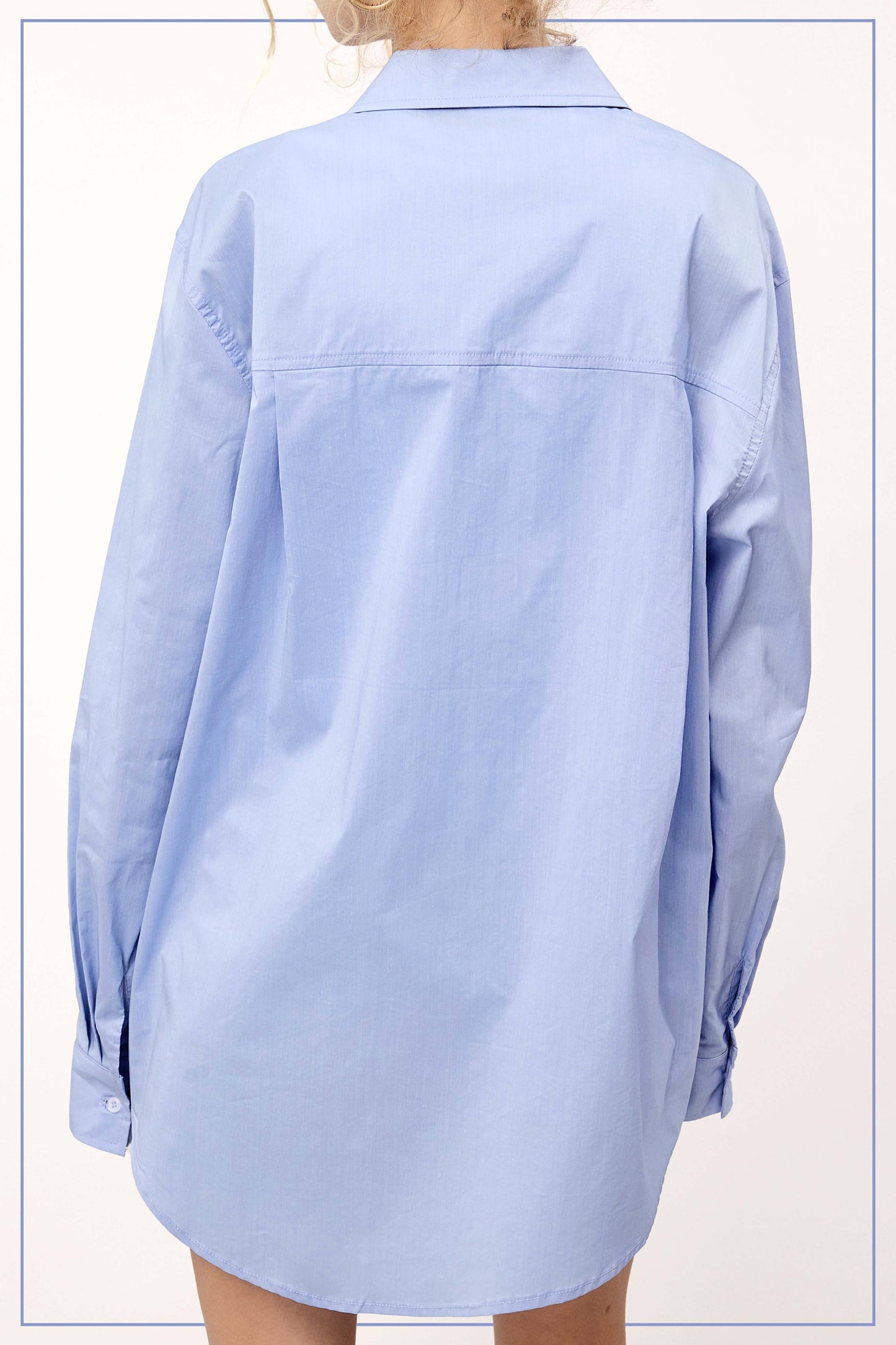 Classic Collared Button Down Poplin Shirts