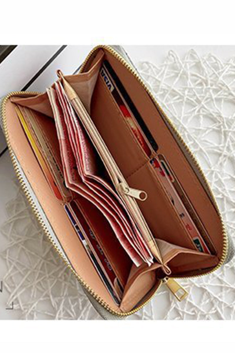 Vegan Leather Woven Wallet - Whimsical Details - wallet