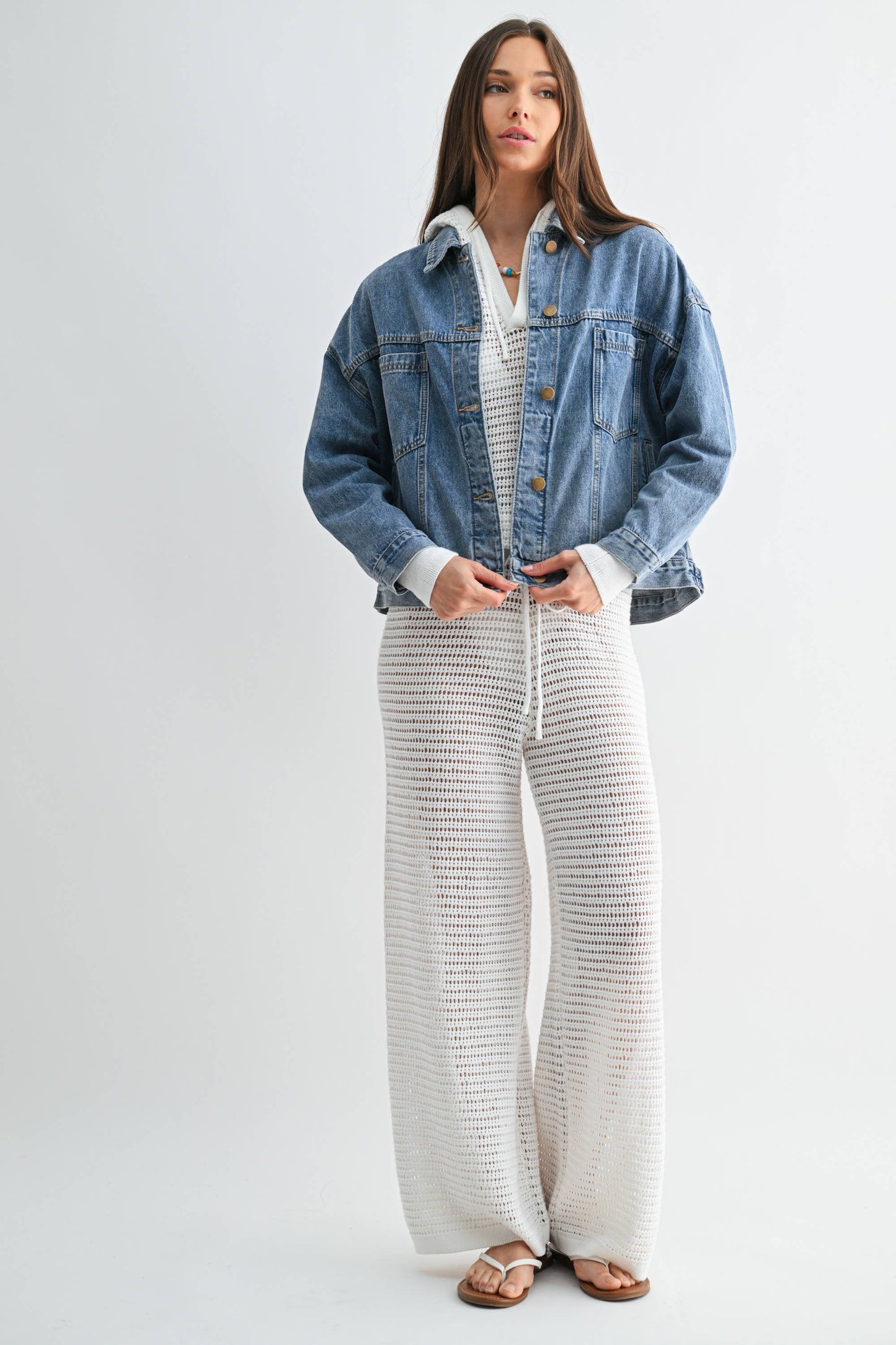 Boxy Denim Trucker Jacket