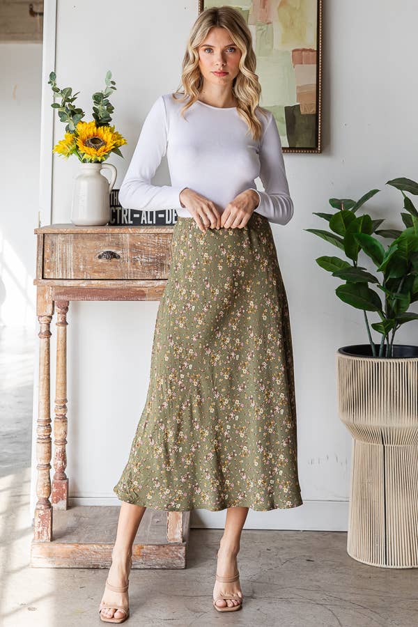 Ditsy Floral Skirt
