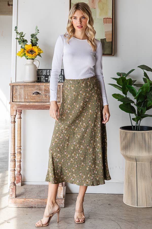 Ditsy Floral Skirt