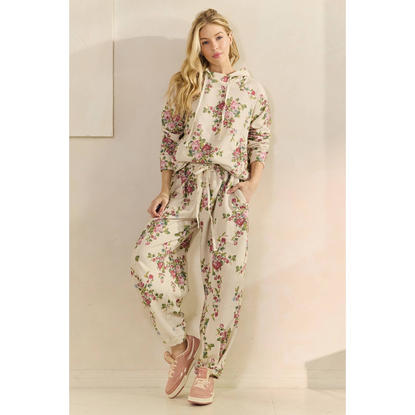Printed French Terry Pants