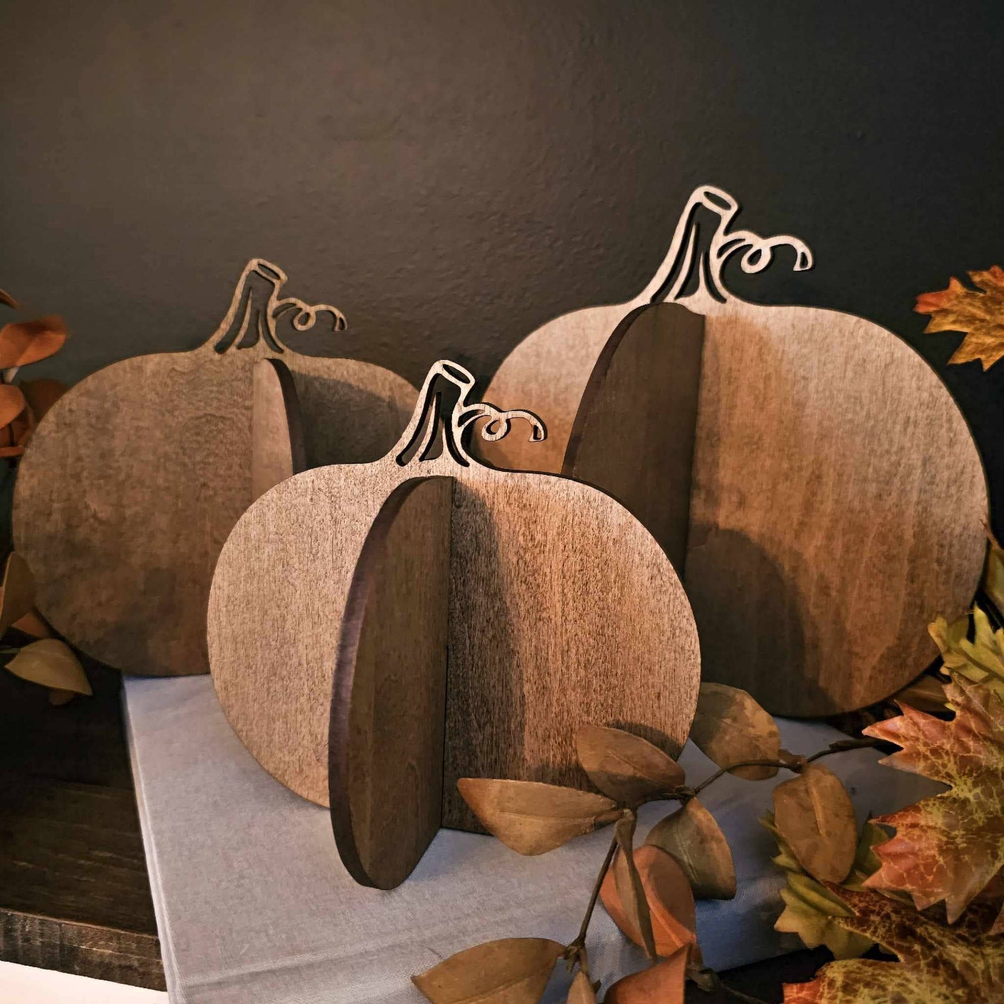 3D Pumpkin Fall Decor Table - Whimsical Details - Fall, fall home, home, pumpkin