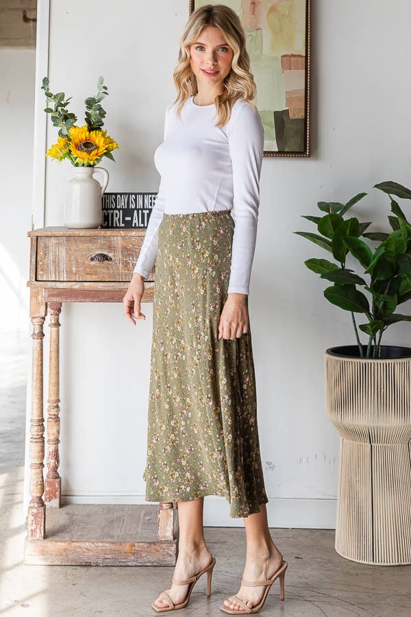 Ditsy Floral Skirt