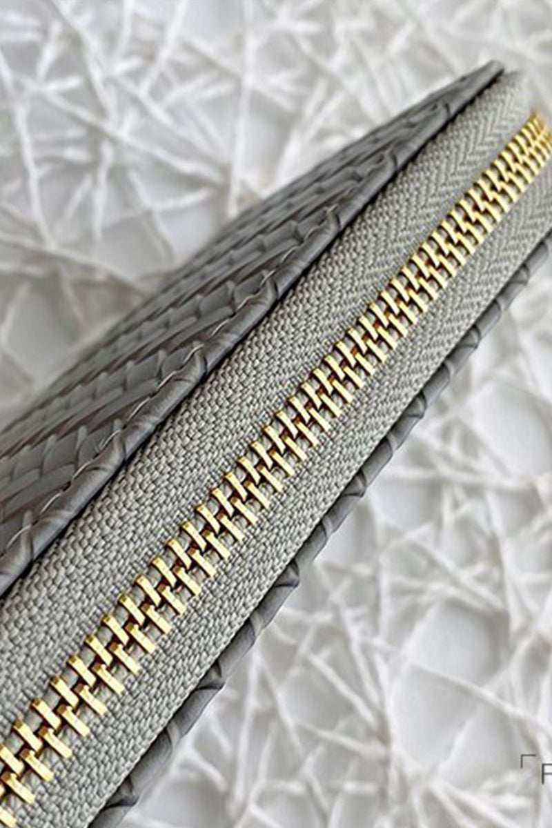 Vegan Leather Woven Wallet - Whimsical Details - wallet