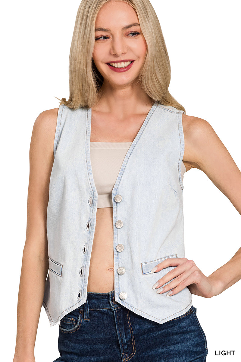 Denim vest