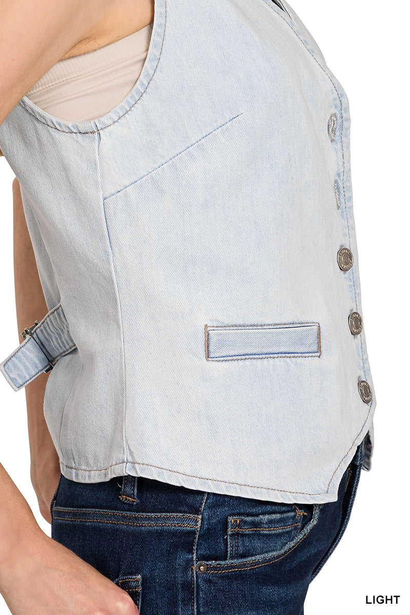 Denim vest