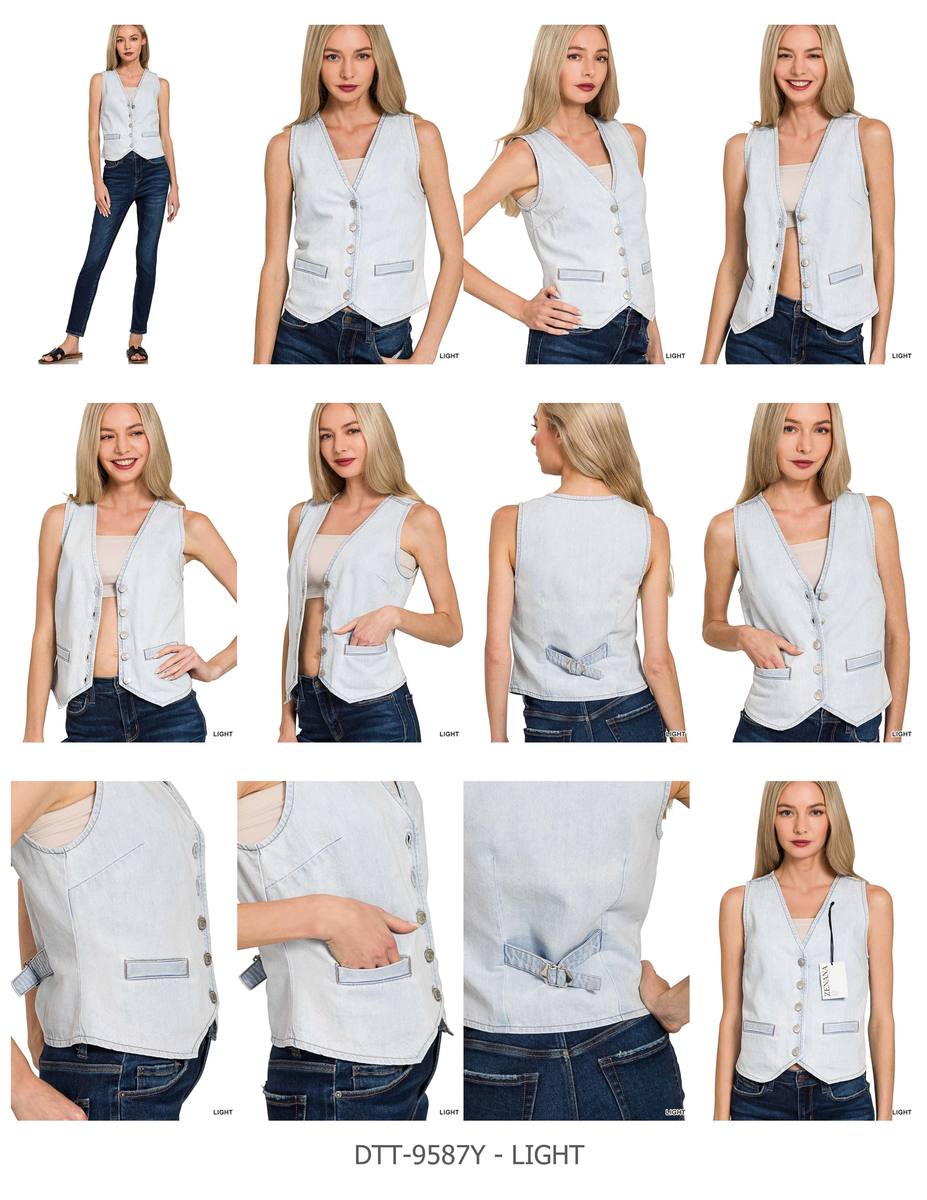 Denim vest