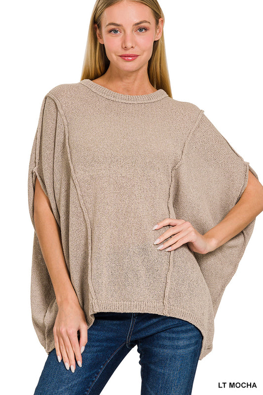 DROP SHOULDER SHORT SLEEVE RELAXED PULLOVER