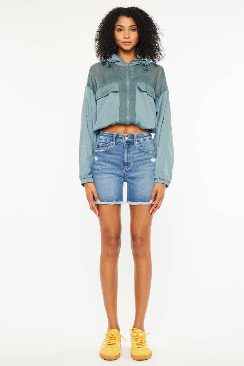 Kan Can High Rise Shorts