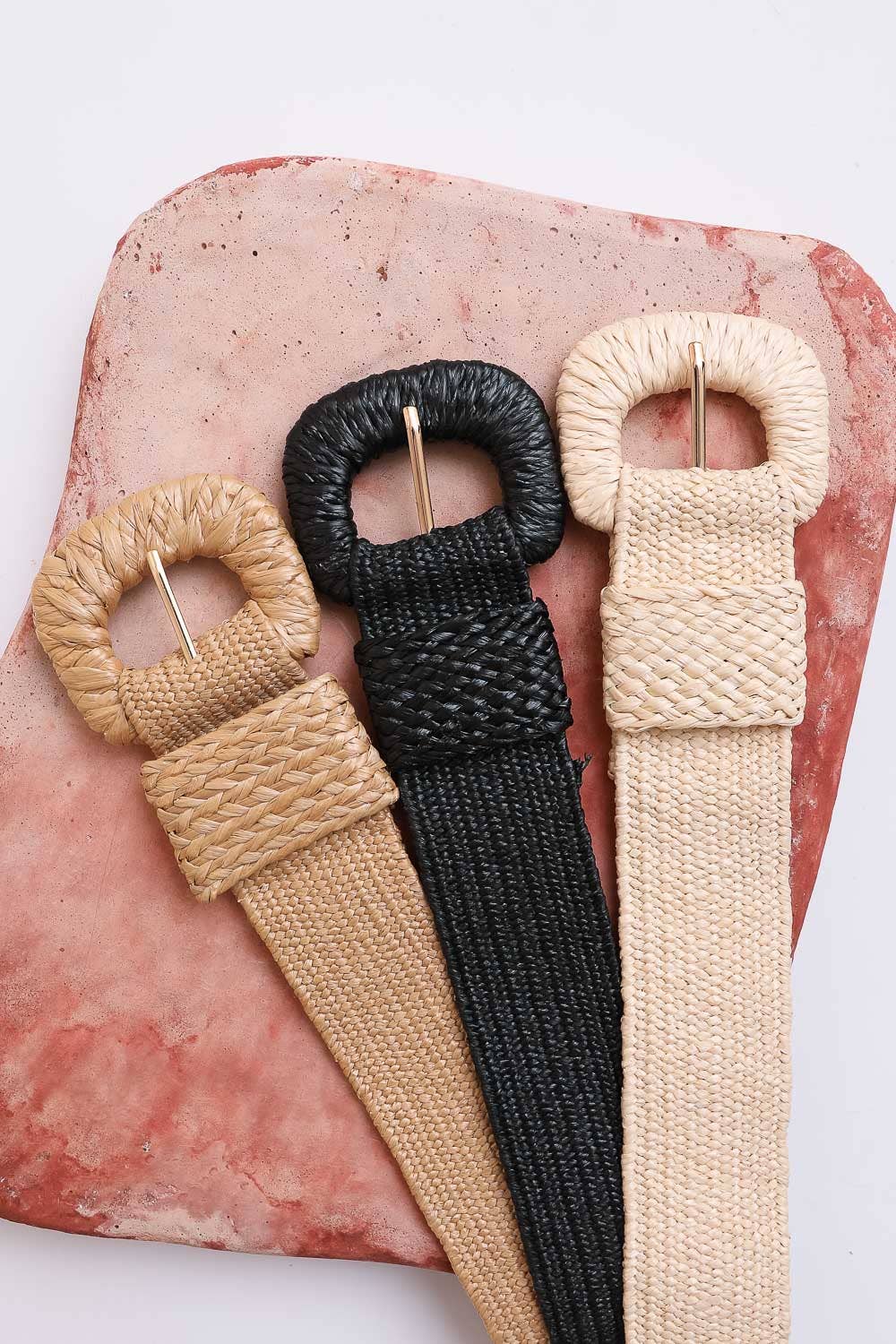 Raffia Belt - Whimsical Details - accessory, belts, eco friendly, tan belt