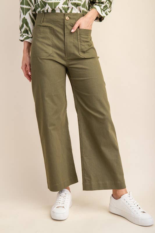 Ankle Cropped Summer Pants