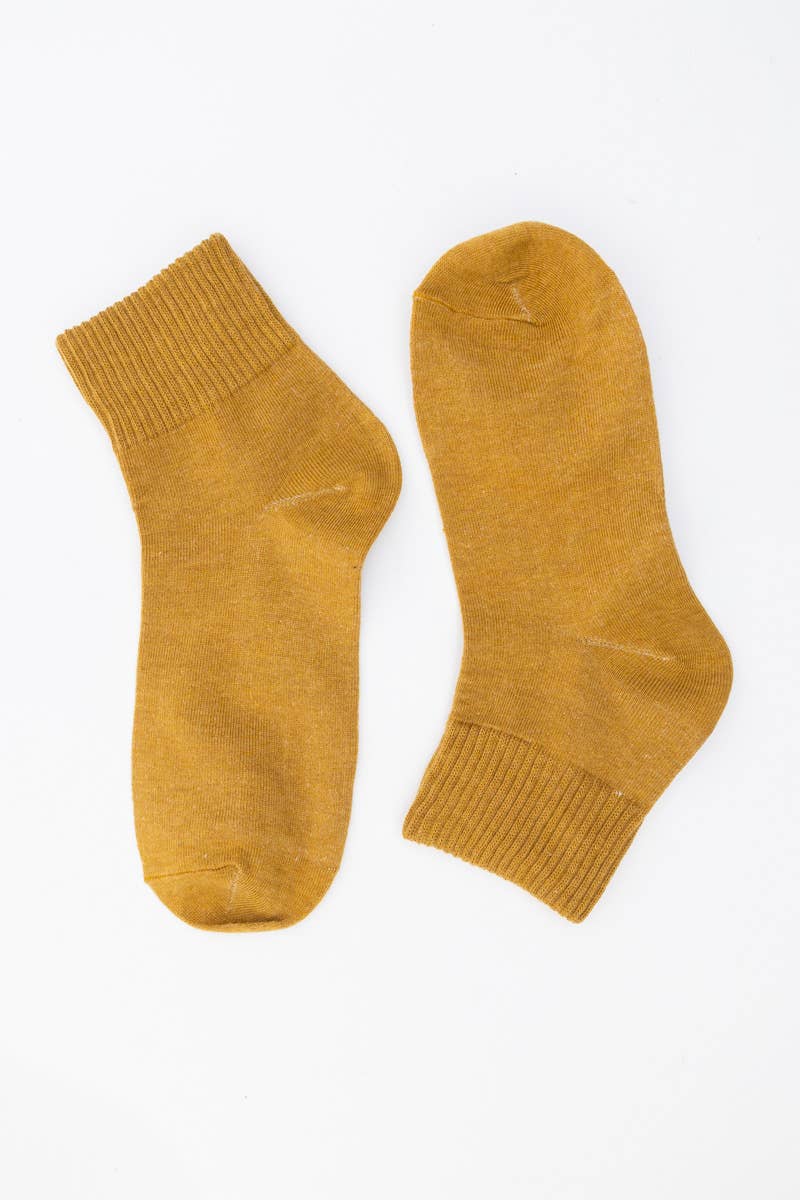 Happy Feet Embroidered Socks