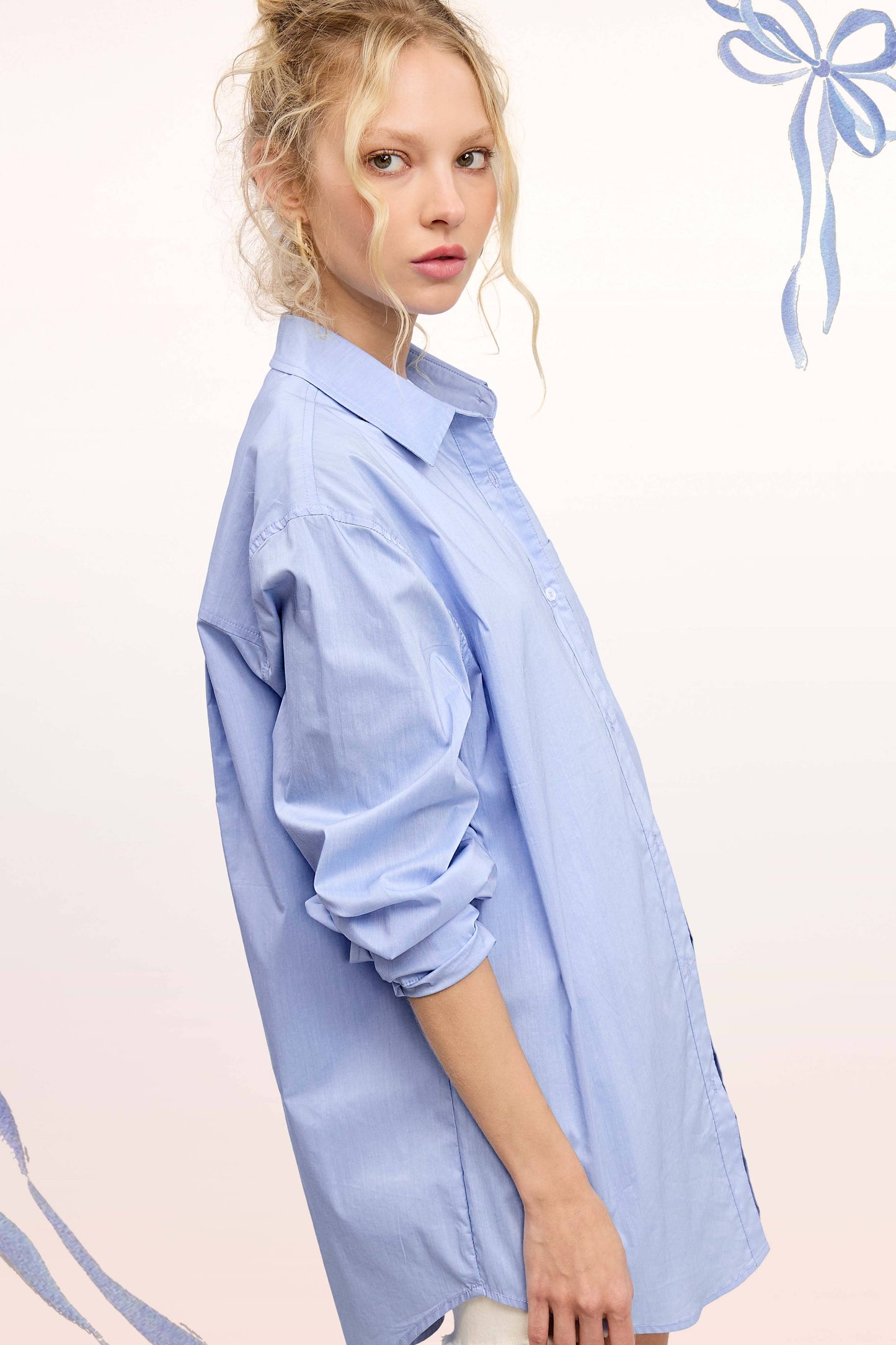Classic Collared Button Down Poplin Shirts