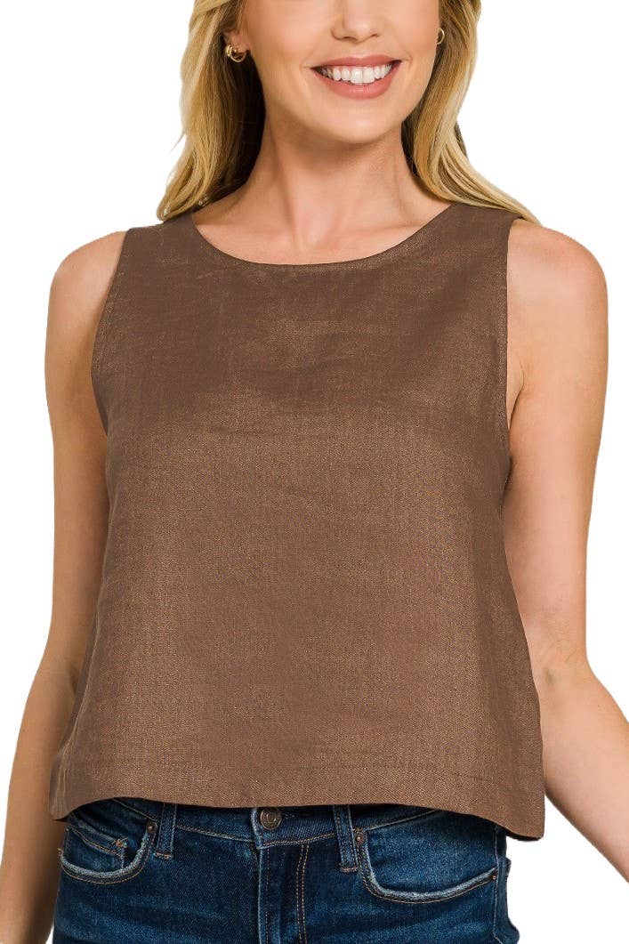 Linen Tank Top