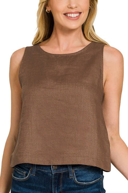 Linen Tank Top