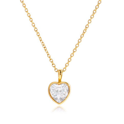 Sarah Round Rhinestone Necklace