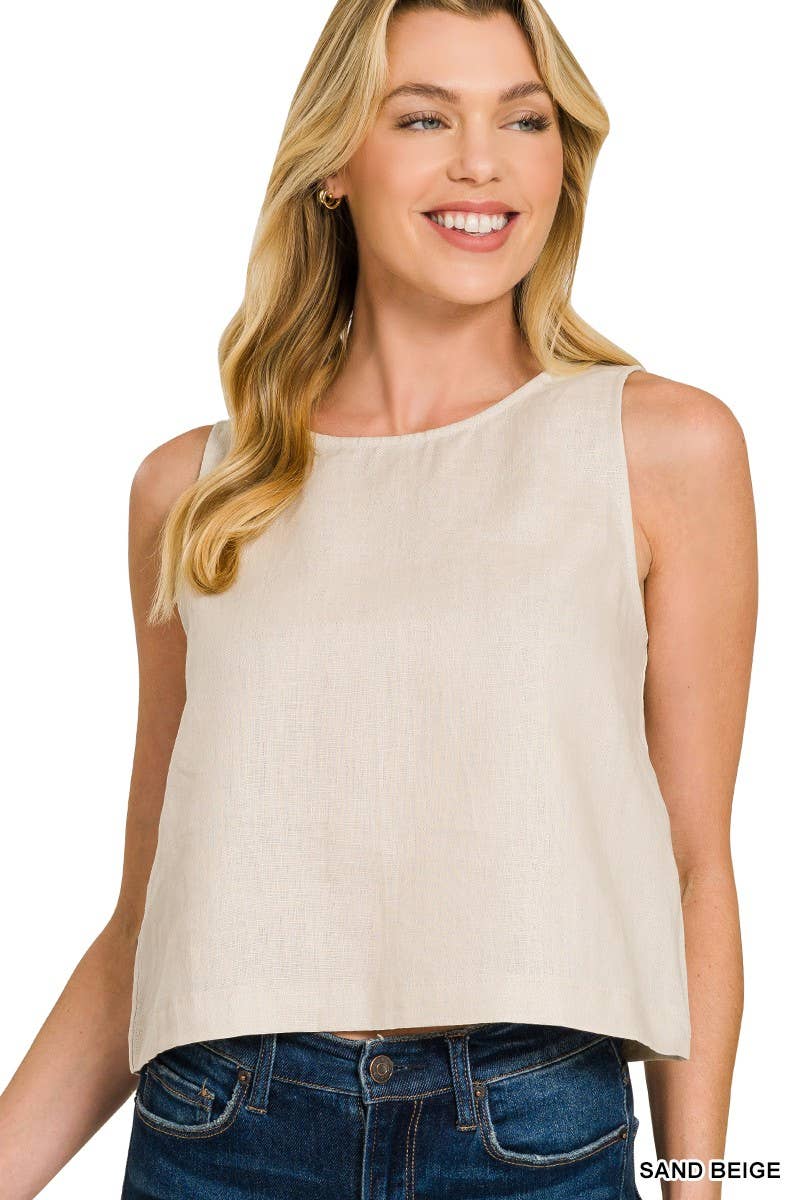 Linen Tank Top