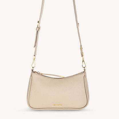Mira & Moss Madisson Crossbody Bag - Light Taupe - Whimsical Details - ["bag","handbag","shoulder bag","sling bag"]