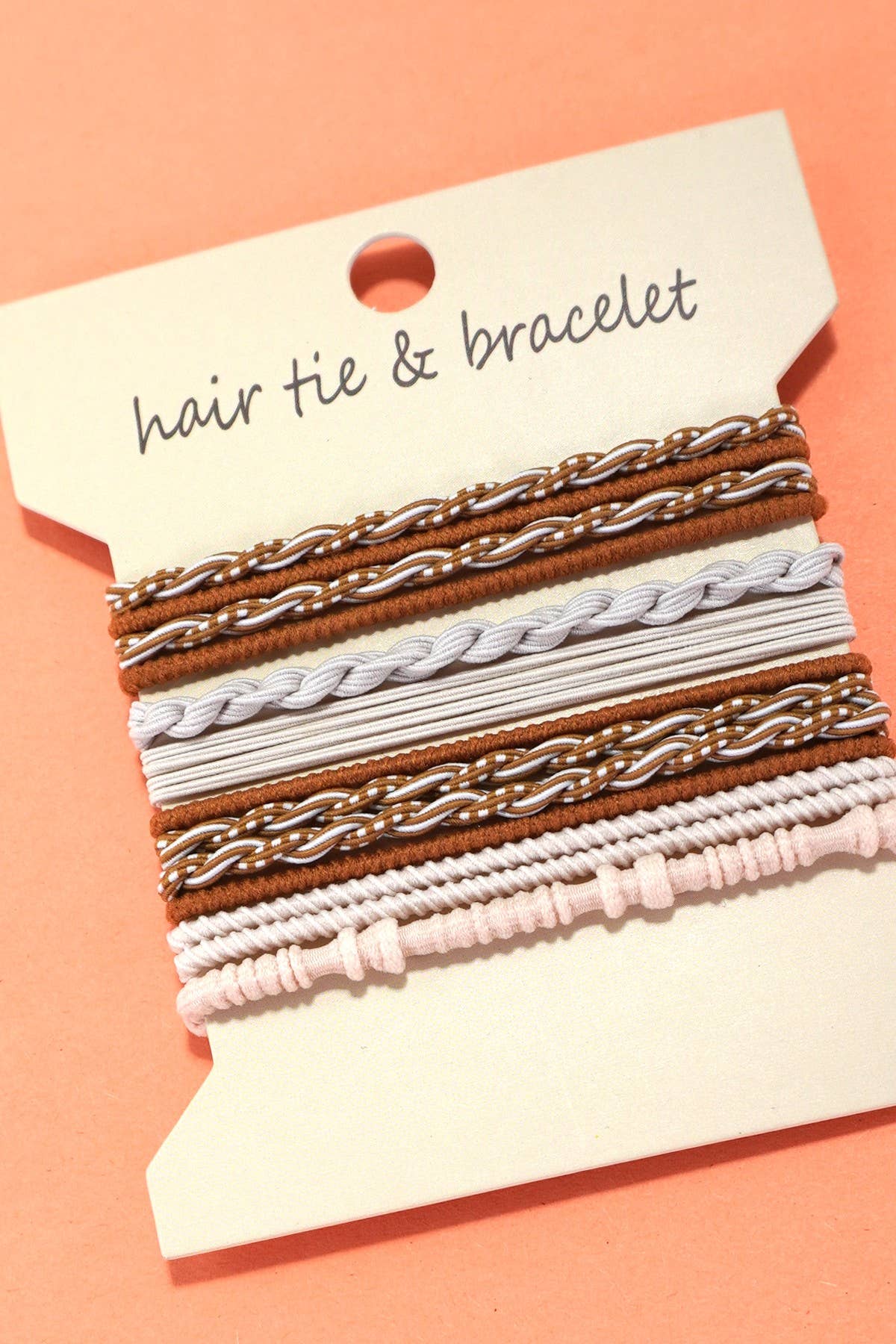 BOHO DUAL FUNCTION KNOT BRACELET HAIR TIES - Whimsical Details - []