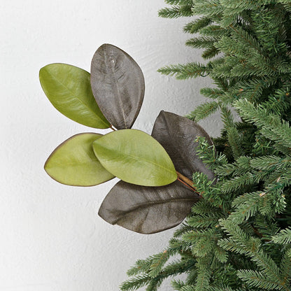 20in Elegant Magnolia Leaves Pick - Whimsical Details - []