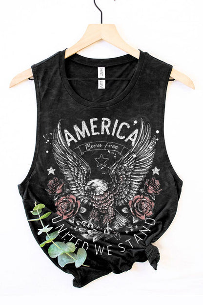 AMERICA BONE FREE MINERAL GRAPHIC TANK TOP