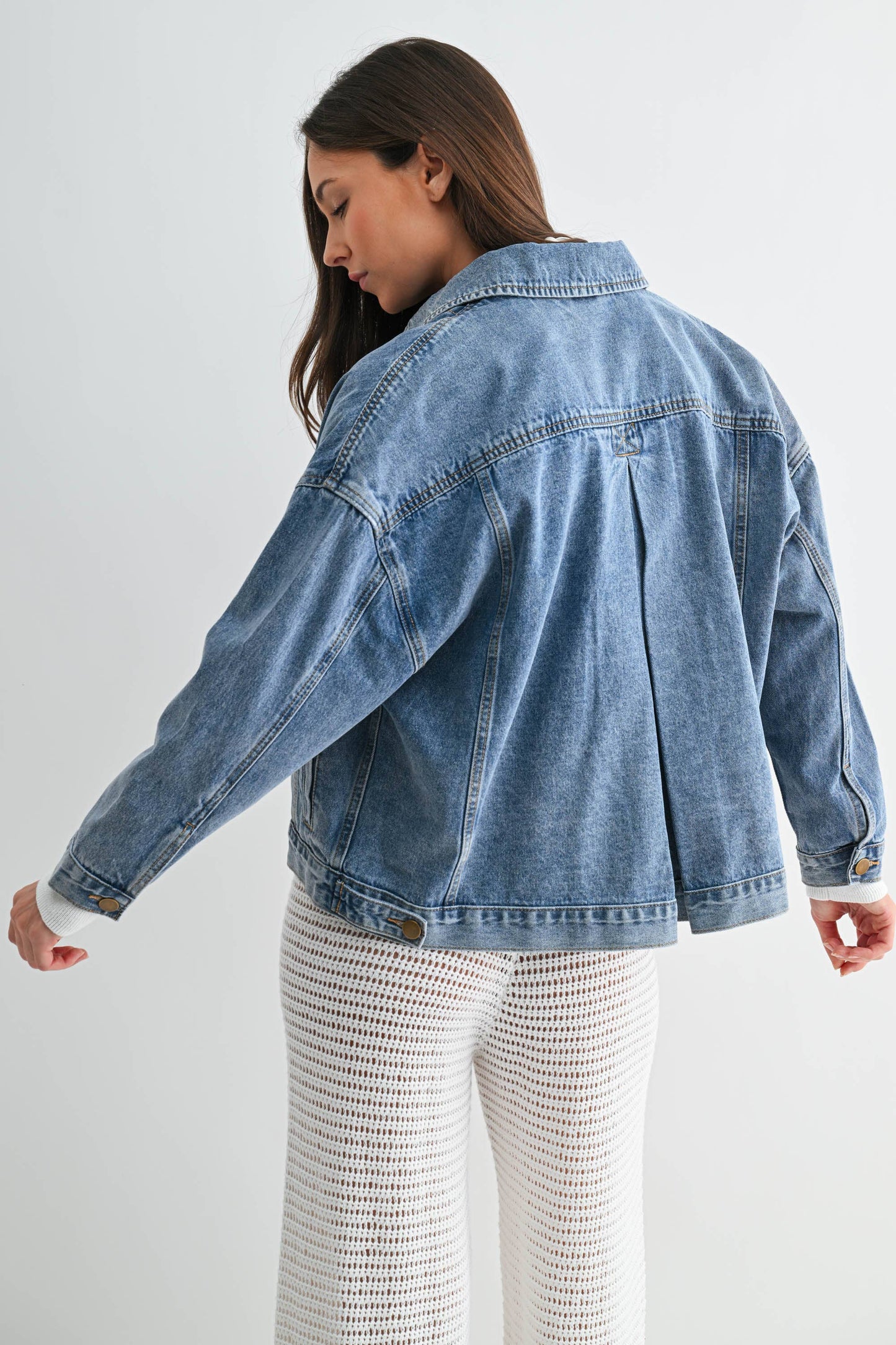Boxy Denim Trucker Jacket