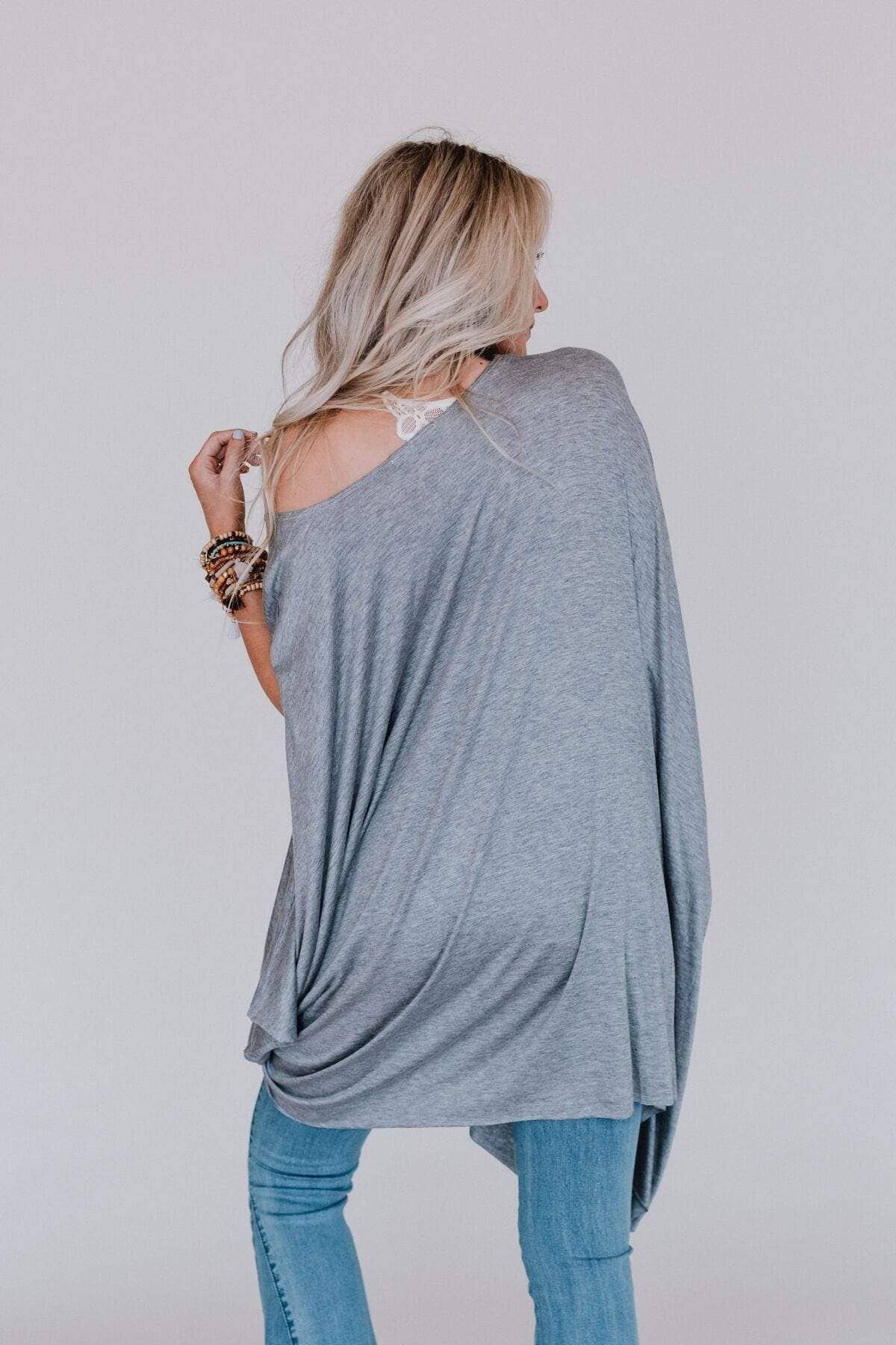 The Wren Tunic (Heather Gray) - Whimsical Details - summer, Summer dress, tops