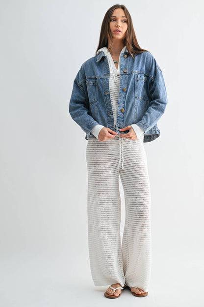 Boxy Denim Trucker Jacket