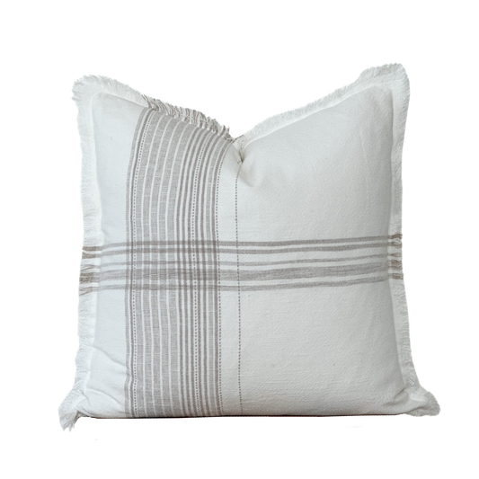 Plaid Fringe Pillow Cover | Fleur + Fray Collection - Whimsical Details - ["pillow"]