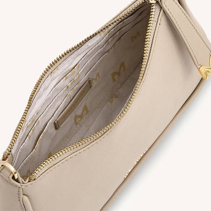 Mira & Moss Madisson Crossbody Bag - Light Taupe - Whimsical Details - ["bag","handbag","shoulder bag","sling bag"]