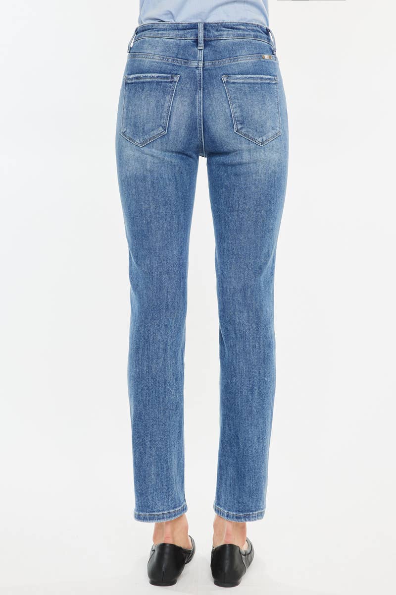 High Rise Straight Leg Jeans