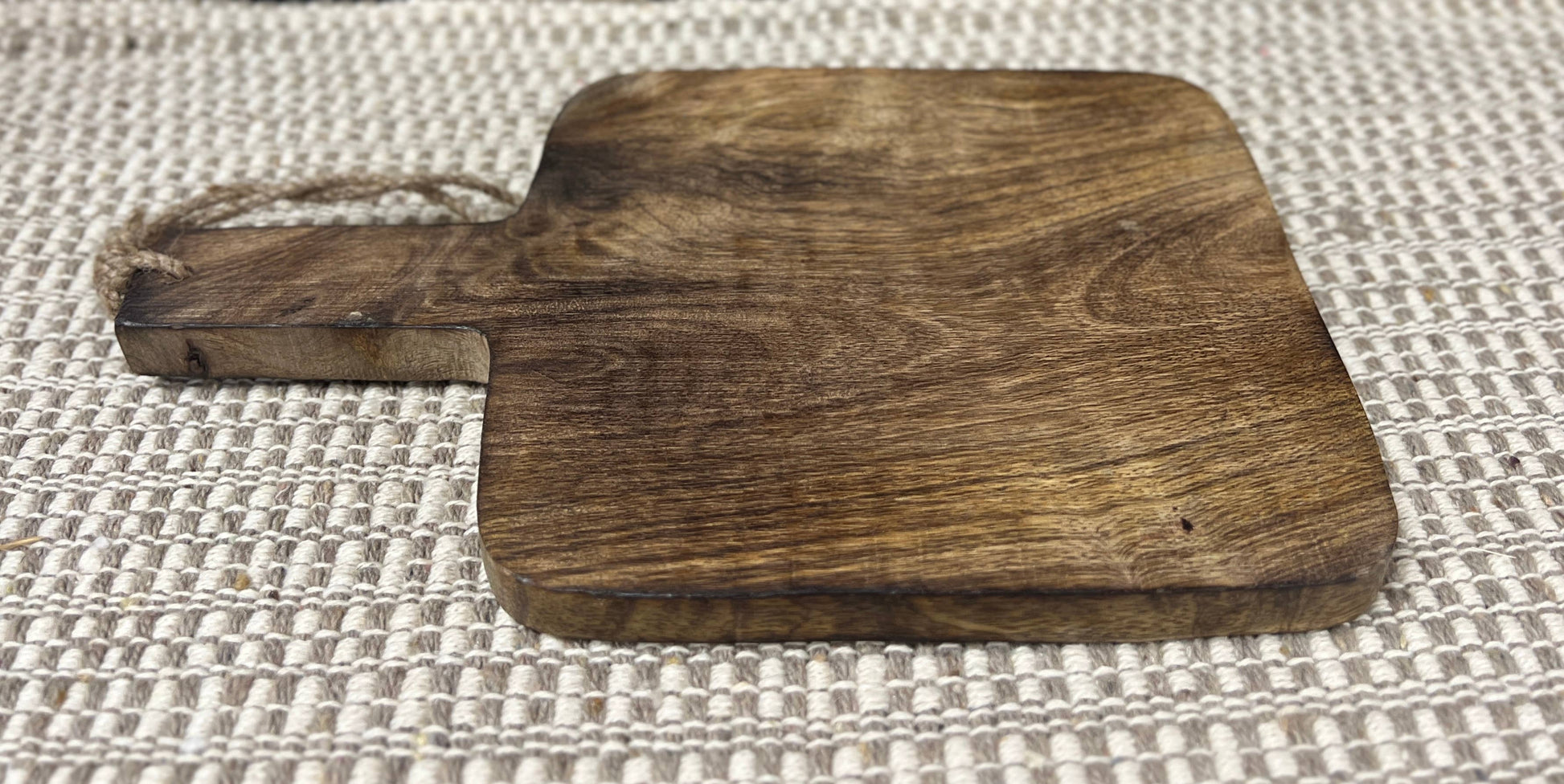 Dark Wood Square Chopping Board 10x6x0.5in - Whimsical Details - []