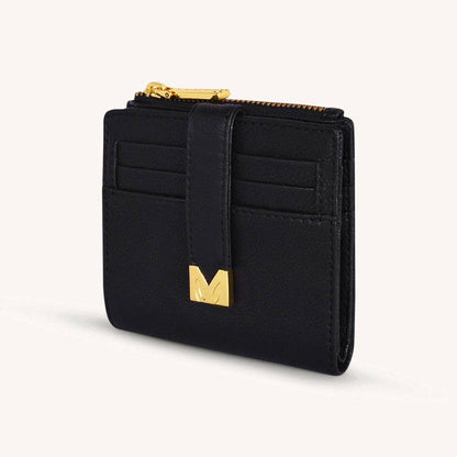 Mira & Moss Regina Compact Wallet - Black