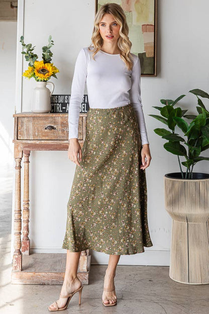 Ditsy Floral Skirt