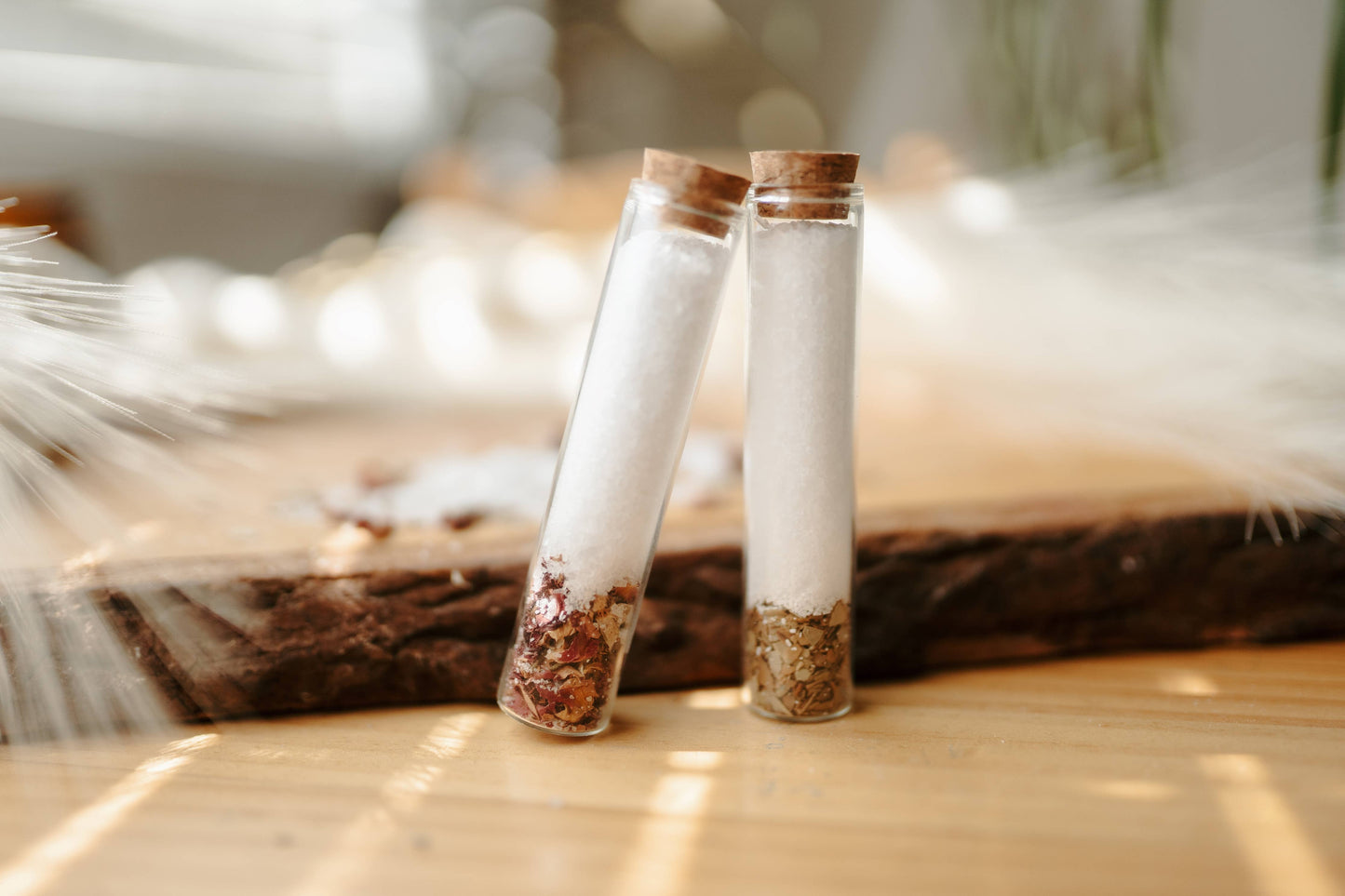Festive Bath Salts -Stocking Stuffers & Christmas Ornaments - Whimsical Details - []
