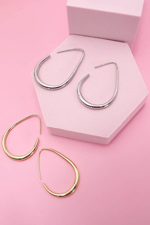 Rhianna 18K Gold Plated Waterproof Hoops