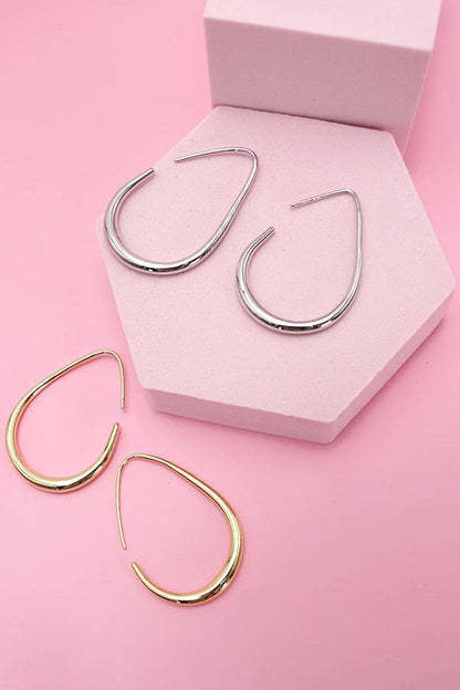 Rhianna 18K Gold Plated Waterproof Hoops