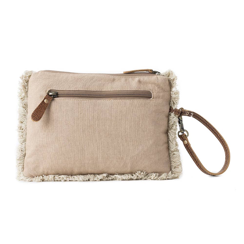 Meadow Lace Embroided Pouch