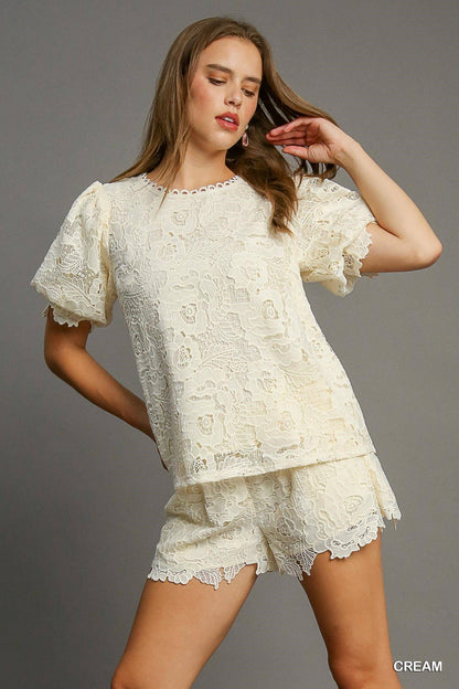 Floral Lace Top