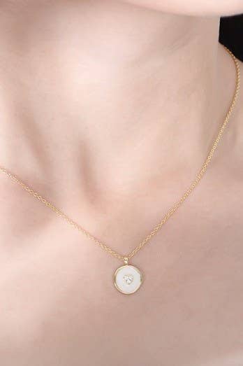 GRACE 18K STAINLESS STEEL TARNISH FREE CROSS NECKLACE - Whimsical Details - ["black necklace","cross necklace","gold","necklace"]