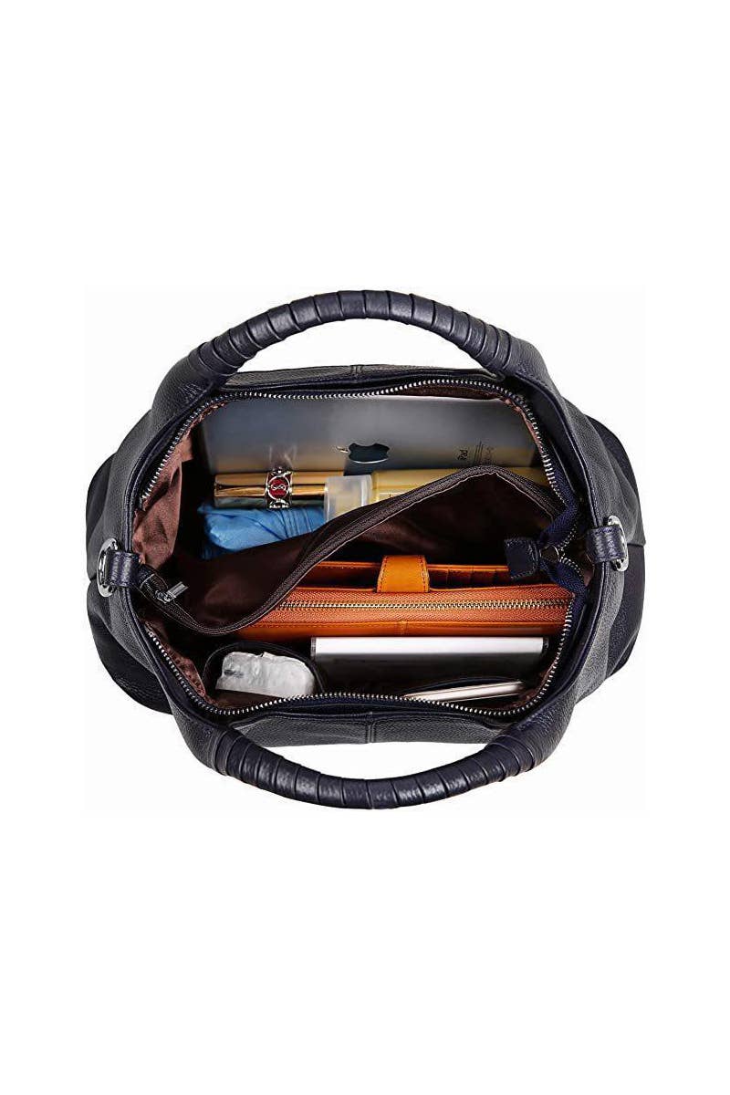 Genuine Vegan Leather Hobo Tote Bag