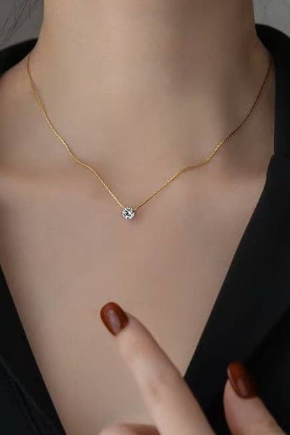 Anna 18K Stainless Steel Tarnish Free Classic Necklace