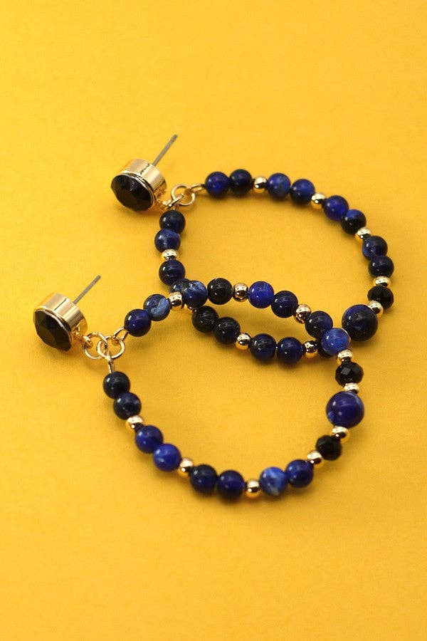 Rhianna Beaded Teardrop Earrings