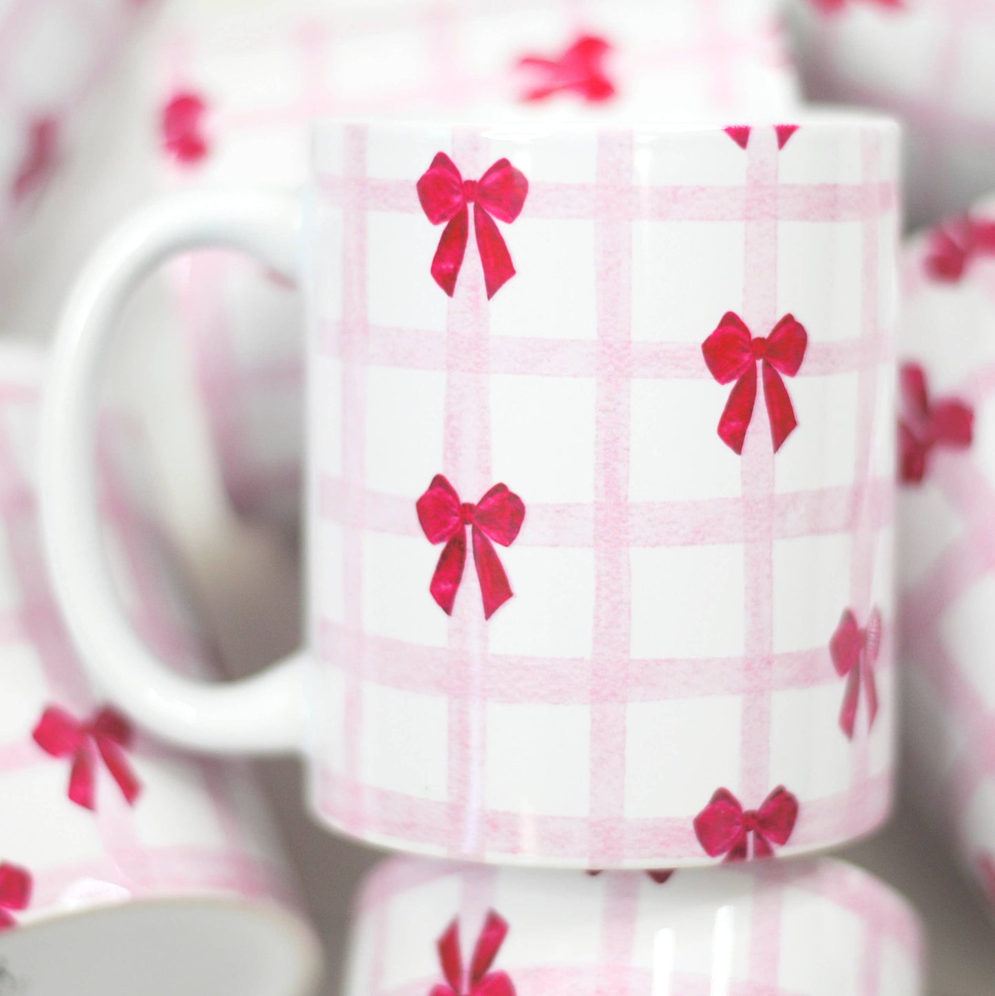 Valentine's Ceramic Mug - Whimsical Details - ["Blue Clearance","decor","Drinkware","mug","table decor","tabletop decor"]