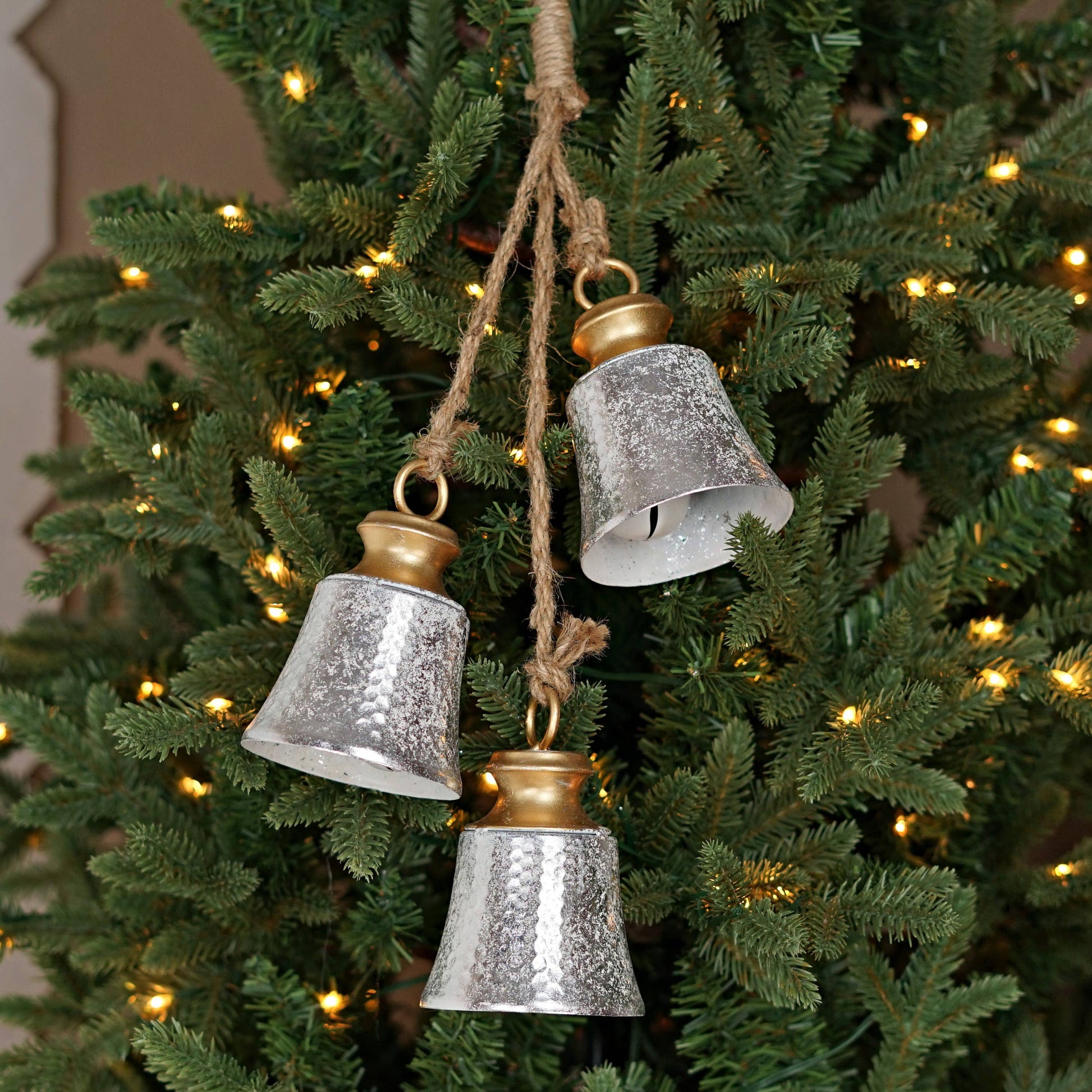 Bell Cluster Champagne Gold Tower Bell - Whimsical Details - []
