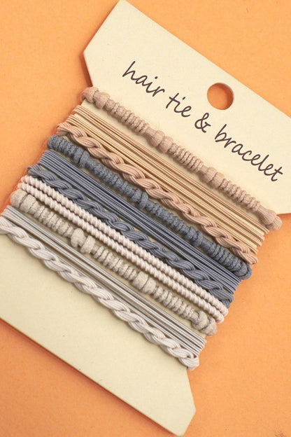 BOHO DUAL FUNCTION KNOT BRACELET HAIR TIES